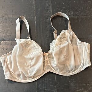 Understance Light Gray 48H Underwire Lace Bra
